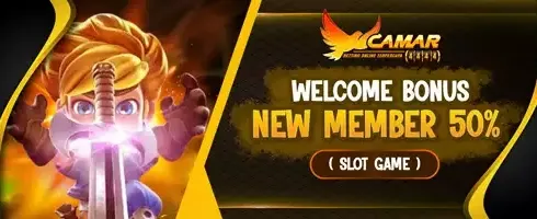 100% Bonus Member Baru promotion banner